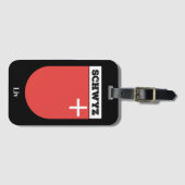 スイス,シュウィズ | Swiss Cantons Coat of Arms ラゲッジタグ (正面横)