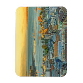 スイス,ジュネーブ市航空パノラマ マグネット (縦)