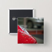 スイス，ジュネーブ：第75回年次ジュネーブ自動車2 缶バッジ (正面&裏面)