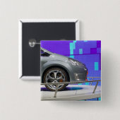 スイス，ジュネーブ：第75回年次ジュネーブ自動車5 缶バッジ (正面&裏面)