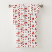 スイス – スイスの旅行おみやげパターン バスタオルセット (インサイチュ)