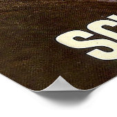 スイス、ストゥス、鉄道、橋の上の列車 ポスター (角)