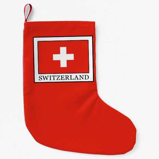 スイス スモールクリスマスストッキング (正面)