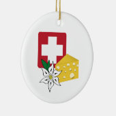 スイス セラミックオーナメント (右)