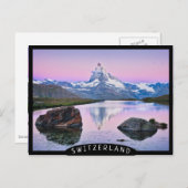 スイス・ゼルマットのマターホルン山 ポストカード (正面/裏面)