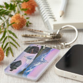 スイス·ゼルマットのマッターホーン山 キーホルダー (正面右)