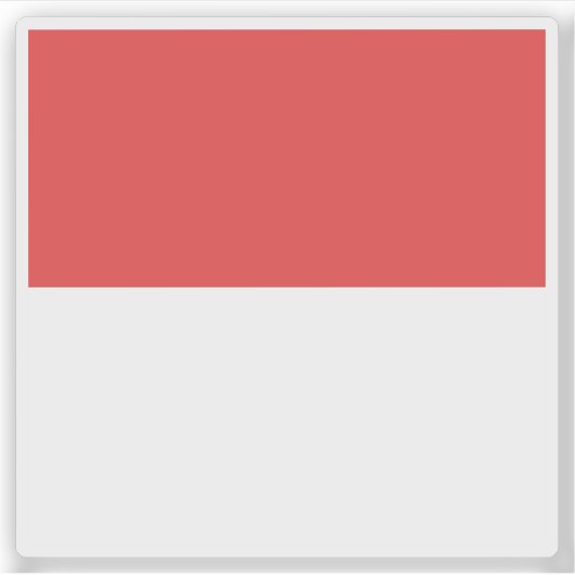 スイス・ソロテルン州旗 シール (正面)