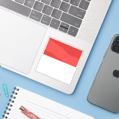 スイス・ソロテルン州旗 シール (ノートパソコンとiPhone)