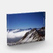 スイス ダボス 冬の休暇 カード ポスター フォトブロック (左)