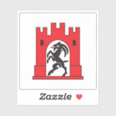 スイス・チュール国旗 シール (シート)