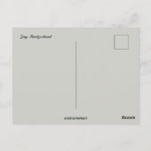 スイス ツークの船 ポストカード (裏面)