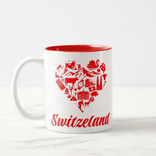 スイス ツートーンマグカップ (左)