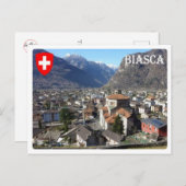 スイス – ビアスカ –  ポストカード (正面/裏面)