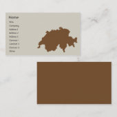 スイス-ビジネス 名刺 (正面/裏面)