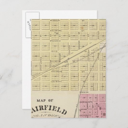 スイス・フェアフィールド ポストカード (正面/裏面)