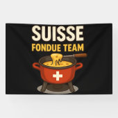 スイス フォンデュ チーム 横断幕 (横)