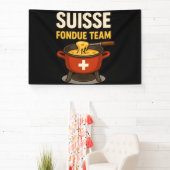 スイス フォンデュ チーム 横断幕 (インサイチュ)