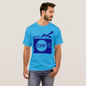 スイス フラン CHF 通貨 ウォレット アイコン Tシャツ (正面フル)