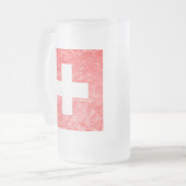 スイス フロストグラスビールジョッキ (正面左)