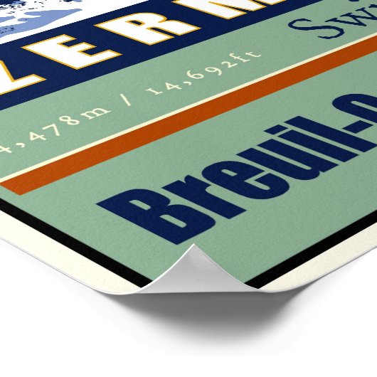 スイス ポスター (角)