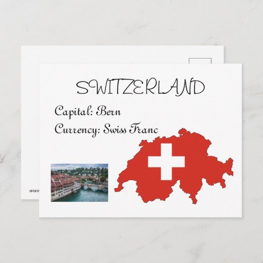 スイス ポストカード (正面/裏面)