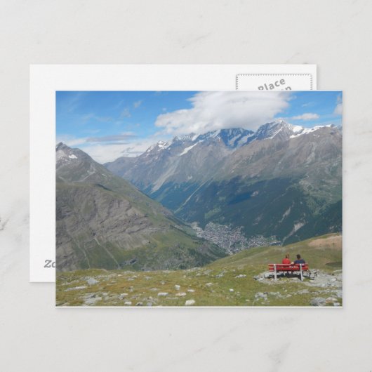 スイス ポストカード (正面/裏面)