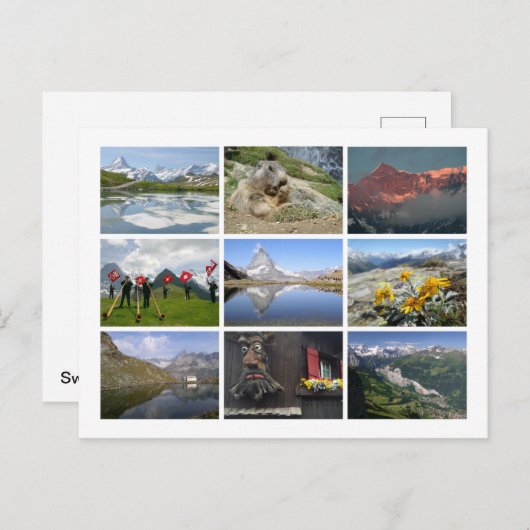 スイス ポストカード (正面/裏面)