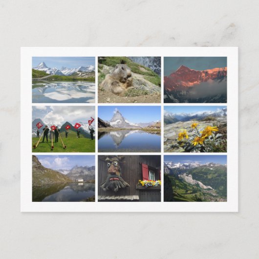 スイス ポストカード (正面)