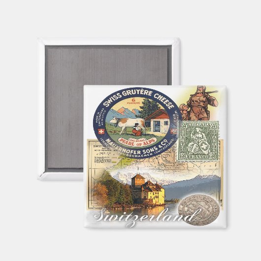 スイス マグネット (正面/裏面)