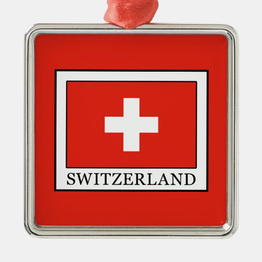 スイス メタルオーナメント (正面)