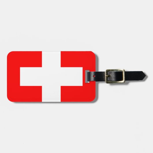 スイス ラゲッジタグ (正面横)