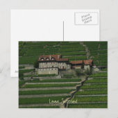 スイス，ラヴォー ポストカード (正面/裏面)