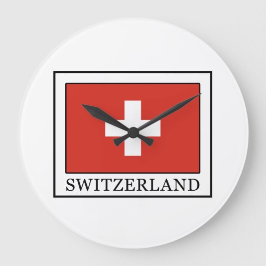 スイス ラージ壁時計 (正面)