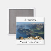 スイス・ルツェルンの冷蔵庫磁石 マグネット (正面/裏面)