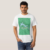 スイス ルツェルン湖 旅行ポスター地図 Tシャツ (正面フル)