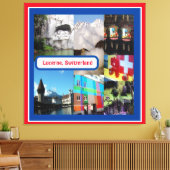 スイス，ルツェルン キャンバスプリント (インサイチュ (リビング))