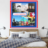 スイス，ルツェルン キャンバスプリント (インサイチュ (寝室))