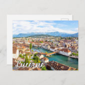 スイス,ルツェルン ポストカード (正面/裏面)