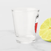 スイス，ローザンヌの紋章 ショットグラス (左)