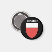 スイス，ローザンヌの紋章 マグネット (正面/裏面)