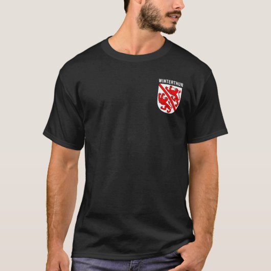 スイス ヴィンタートゥールの紋章 Tシャツ (正面)