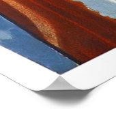 スイス・ヴィンテージ旅行ポスター復元 ポスター (角)