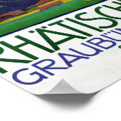 スイス・ヴィンテージ旅行ポスター復元 ポスター (角)