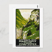 スイス・ヴィンテージ旅行ポスター復元 ポストカード (正面/裏面)