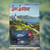 スイス・ヴィンテージ旅行ポスター アクリルサイン (ニュートラル)