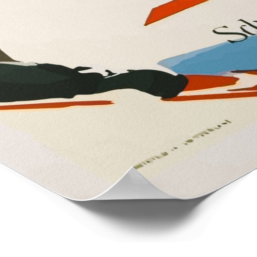 スイス・ヴィンテージ旅行ポスター ポスター (角)