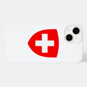 スイス 国 コート 紋章 シンボル エンブレム スイス国旗 Case-Mate iPhoneケース (裏面 (横))