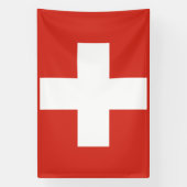 スイス 横断幕 (縦)
