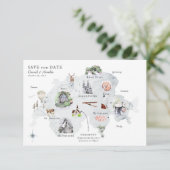 スイス |目的地の結婚式の日程マップ (スタンド正面)