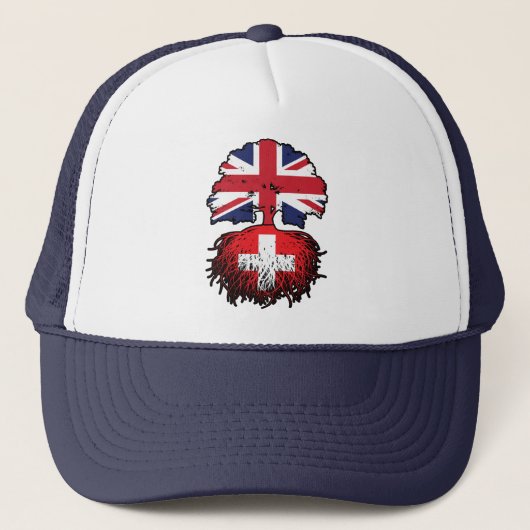 スイス 英国 イギリス キャップ (正面)